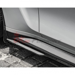 SQ Style Dry Carbon Fiber Side Skirt For BMW G80 G81 M3 2020-2024