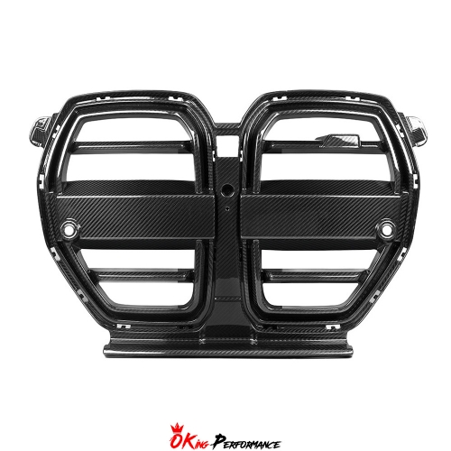 SQV Style Dry Carbon Fiber Front Grille For BMW G80 81 M3 G82 G83 M4 2020-2024