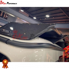 Brabus Style Dry Carbon Fiber Roof Spoiler For Mercedes Benz G Class W464 G500 AMG G63 2018-2020