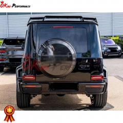 Brabus Style Dry Carbon Fiber Wheel Spare Tire Cover For Mercedes Benz G Class W464 G500 AMG G63 2018-2020