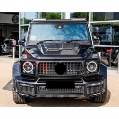 BraBx Style Dry Carbon Fiber Hood For Mercedes Benz G Class W464 G500 AMG G63 2018-2020