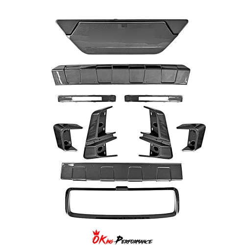 BraBx G800 Style Dry Carbon Fiber Parts For Mercedes Benz G Class W464 Brabus