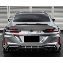 MP Style Dry Carbon Fiber Rear Spoiler Trunk Wing For BMW M8 F90 F91 F92 F93 2020-2024