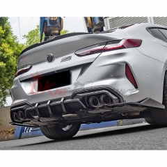 SQ Style Dry Carbon Fiber Rear Diffuser For BMW M8 F90 F91 F92 F93 2020-2024