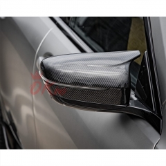 Dry Carbon Fiber Replacement Mirror Cover For BMW M8 F90 F91 F92 F93 2020-2024