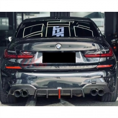 K Style Carbon Fiber Rear Diffuser For BMW 3 Series G20 2019-2022