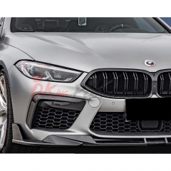 OEM Style Dry Carbon Fiber Front Bumper Vent Trim For BMW M8 F90 F91 F92 F93 2020-2024