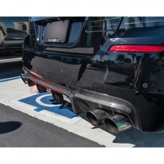 V1 Style Carbon Fiber Rear Diffuser For BMW 5 Series F10 F18 2010-2016