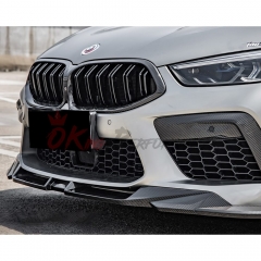 SQ Style Dry Carbon Fiber Front Lip For BMW M8 F90 F91 F92 F93 2020-2024