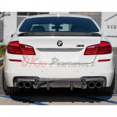 V2 Style Carbon Fiber Rear Diffuser For BMW 5 Series F10 F18 2010-2016