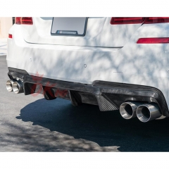 V1 Style Carbon Fiber Rear Diffuser For BMW 5 Series F10 F18 2010-2016