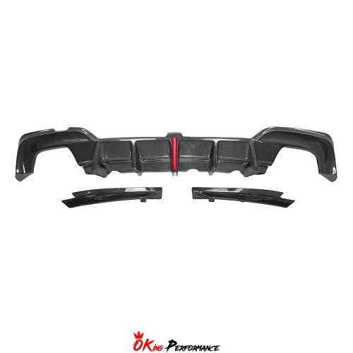 K Style Carbon Fiber Rear Diffuser For BMW 3 Series G20 2019-2022