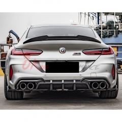 PSM Style Dry Carbon Fiber Rear Spoiler Trunk Wing For BMW M8 F90 F91 F92 F93 2020-2024