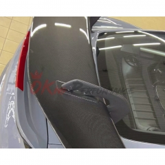 GT4RS Style Carbon Fiber Rear GT Spoiler For Porsche 718 Cayman Boxster 2016-2020