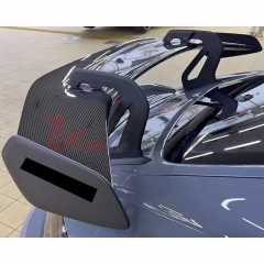 GT4RS Style Carbon Fiber Rear GT Spoiler For Porsche 718 Cayman Boxster 2016-2020