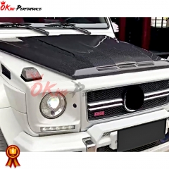 TopCar Style Carbon Fiber Hood For Mercedes Benz G Class W463 2005-2018