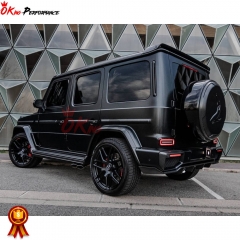 TopCar Style Dry Carbon Fiber Rear Roof Spoiler For Mercedes Benz G Class W464 AMG G63 2018-2020