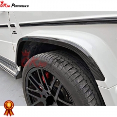 Urban Style Dry Carbon Fiber With Portion Primer Fender Wheel trim For Mercedes Benz G Class W464 AMG G63 2018-2020