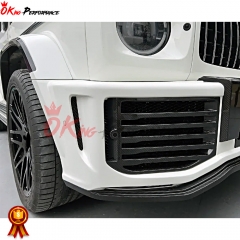 Urban Style Dry Carbon Fiber With Portion Primer Fender Wheel trim For Mercedes Benz G Class W464 AMG G63 2018-2020