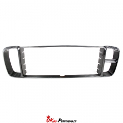 G900 Rocket Style Dry Carbon Fiber Front Grille For Mercedes Benz G Class W464 G63 AMG BRABUS 2019-2022