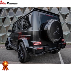 TopCar Style Dry Carbon Fiber Rear Roof Spoiler For Mercedes Benz G Class W464 AMG G63 2018-2020