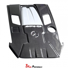 Dry Carbon Fiber Engine Cover For Mercedes Benz G Class W464 G500 2019-2022