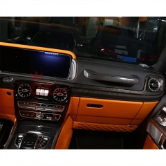 Dry Carbon Fiber Dash Board Cover Interior (add on) For Mercedes Benz G Class W464 G500 AMG G63 2018-2024