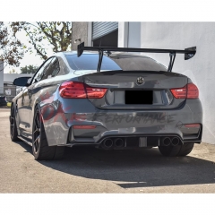 RKP Style Carbon Fiber Rear Spoiler GT Wing For BMW M3 M4 F80 F82 F83 2014-2020