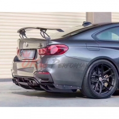 Varis Style Carbon Fiber Rear Diffuser Underboard With Lip For BMW M3 M4 F80 F82 F83 2014-2020