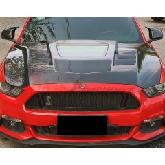 AN Style Carbon Fiber Mirror Cover (US VERSION) For Ford Mustang 2015-2017