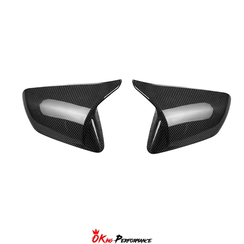 AN Style Carbon Fiber Mirror Cover (US VERSION) For Ford Mustang 2015-2017