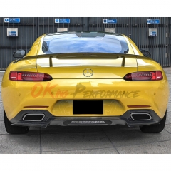 Paktechz V2 Style Carbon Fiber Rear Spoiler For Mercedes-Benz AMG GT GTS 2015-2016