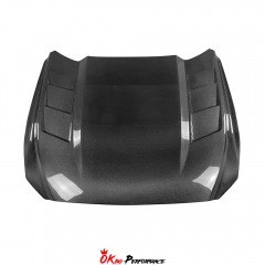 AC Style Carbon Fiber Vent Hood For Ford Mustang 2015-2017