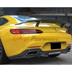 Paktechz V2 Style Carbon Fiber Rear Spoiler For Mercedes-Benz AMG GT GTS 2015-2016