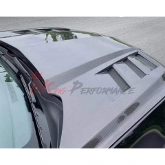 AC Style Carbon Fiber Vent Hood For Ford Mustang 2015-2017