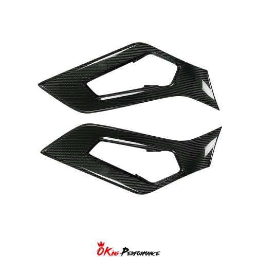 Dry Carbon Fiber Replacement Door Inner Handles Interiors Kits For Lamborghini Aventador LP700-4