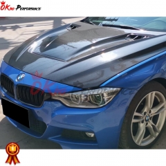 OKing Style Carbon Fiber Hood Bonnet For Bmw 3 series F30 2013-2018