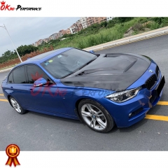 OKing Style Carbon Fiber Hood Bonnet For Bmw 3 series F30 2013-2018