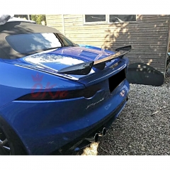 SVR Style Carbon Fiber (CFRP) Rear Spoiler & FPR Base For Jaguar F-Type 2013-2019