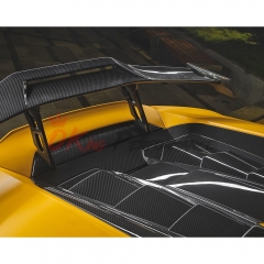 OEM Style Dry Carbon Fiber Engine Hood For Lamborghini Huracan EVO Spyder 2019-2020