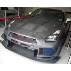 Top Racing Style Carbon Fiber Front Bumper For Nissan R35 GTR 2008-2016