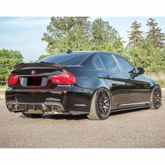 PSM-Style Carbon Fiber Rear Spoiler For BMW 3 Series E90 4D 2005-2012