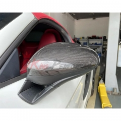 Dry Carbon Fiber Mirror Cap（Add On) For Porsche 718 Cayman Boxster 2016-2018