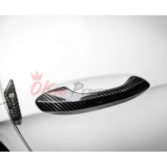 Dry Carbon Fiber Door Handle Cover For Porsche Cayman Boxster 718 2016-2018