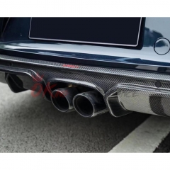 CMST Style Carbon Fiber Rear Diffuser For Porsche 718 Cayman Boxster 2016-2020