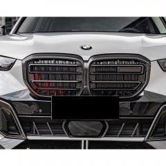 X5M Style Dry Carbon Fiber Front Bumper Grille For BMW X5 G05 LCI 2024-On