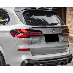 SQ Style Dry Carbon Fiber Rear Spoiler Trunk Wing For BMW X5 G05 2019-On