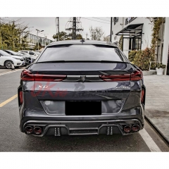 M Style Dry Carbon Fiber Rear Spoiler Wing For BMW F96 X6M 2019-2023