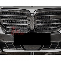 OEM Style Dry Carbon Fiber Front Bumper Center Trim For BMW X5 G05 LCI 2024-On