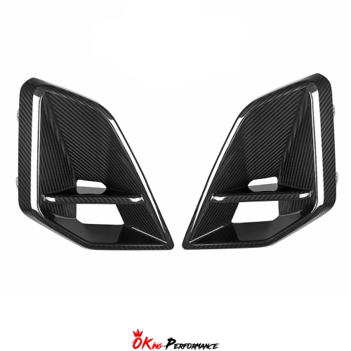 SQ Style Dry Carbon Fiber Front Bumper Air Intake Vents For BMW X5 G05 LCI 2024-On